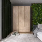 Шафа Еверест ШЛ-3 Лайт 137х52х208 см Дуб Сонома