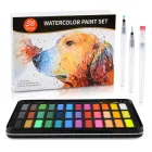 Акварельні фарби для малювання Professional Paint Set подарунковий набір 36 кольорів у металевому пеналі