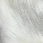 Хутро штучне для іграшок довговорсове білий, пог. м.