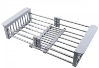 Коландер (кошик розсувний) з нержавіючої сталі для миття KS-3022