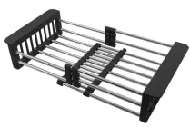 Коландер (кошик розсувний) для миття чорний KB-3022