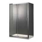 Кабіна для душу PRIMERA прямокутнаа без піддону Frame 80x120x190см прозорий вітраж 6мм профіль хром SHRC55126