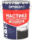 Мастика бітумно-каучукова Ореол-1 універсальна 10 кг (Е366981)