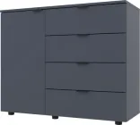 Комод Doros GС1 100х40х81.2 см Графіт (41510069)