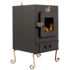 Піч-камін Экожар Комфорт Плюс, з камерою допалювання вторинних газів (сталь 4мм)