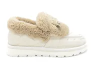 Жіночі лофери Lonza зимові бежеві шкіряні L-11-41 23 см 36(р)