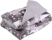 Ковдра Руно зимова полуторна 140x205 см антиалергенне волокно Grey Cat (Р321.52СЛУ_Grey Cat)