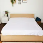 Простирадло без резинки Бязь White 180*220 см Білий