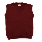 Безрукавка дитяча ДАЙС вязана класична бордова 08233200 ріст 122 см