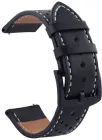 Шкіряний ремінець для годинника Classico (20 мм) Black (10955-2B)