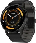 Смарт-годинник Garmin Venu 3 Slate Stainless Steel Bezel with Black Case and Leather Band (010-02784-52)
