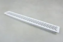 Вентиляційна решітка GTV алюмінієва 60x484мм біла