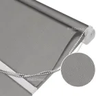 Ролета тканинна Roll Group Льон LUX 60х165 Сірий 7436