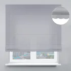 Римські штори DECOLIV Льон з ажуром сталевим 190*170 см