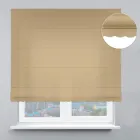 Римські штори DECOLIV Льон з ажуром бежевий 50*170 см