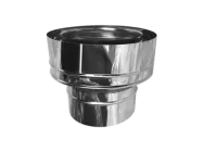 Старт-сендвіч димохідний Версія Люкс нерж/нерж ø120/180мм 0.8 мм