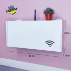 Полиця для роутера Wi-Fi коробка 40*20*10 см Біла