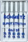 Голки супер стрейч Schmetz асорті №75-90