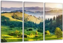 Модульна картина у вітальню/спальню Гірський масив ART-237_3A (100х150 см)