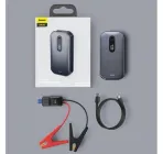 Портативний Пусковий Зарядний Пристрій Для Акумуляторів PowerBank 12000 mah 1000A Baseus Бустер для авто Стартер Пускозарядний пристрій заряджання для авто Jump Starter (CRJS03-01) Black