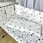 Бортики захист у дитяче ліжечко на 4 сторони з 12 подушок бампер у дитяче ліжечко (BPS8101)