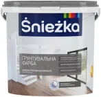 Фарба грунтувальна латексна Sniezka глибокий мат біла 10 л
