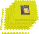 Мат-пазл (ластівчин хвіст) Cornix Mat Puzzle EVA 120 x 120 x 1 см Жовтий (XR-0236)