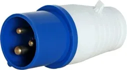Силова вилка переносна e.plug.pro.3.32, 3п., 220В, 32А (023) / p011002