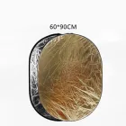 Відбивач 60*90 см 2 в 1 сріблястий/золотий для фото рефлектор