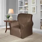 Чохол на крісло Love You велюр Какао (ly82119)