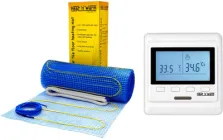 Набір Тепла підлога Grand Meyer двожильний мат 150 Вт 5.5 м2 + Програмований терморегулятор 3600 Вт 16 А (EcoNG150-055_HW-500)