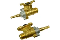 Кран для газової плити М14х1.5 вал 6*4,5 мм