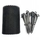 Сітка захисна від листя з 15 монтажними гаками 6 м/18 см VOREL (69851)