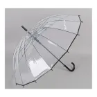 Парасолька Прозора TopRain The Best на 16 спиць (карбон) тростина напівавтомат чорна ручка (т2000)