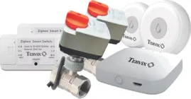 Система захисту від потопу на 2 труби 1" для розумного будинку Tervix ZigBee Water Stop Premium антипотоп 4922623