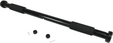 Турнік дверний для підтягувань EasyFit 83-130 см розсувний розпірний для дому в отвір EF-1633-3 Чорний (56002307)