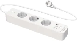 Розумний Wi-Fi мережевий фільтр-подовжувач TP-Link Tapo P300 1.5 м 2 x USB-A + USB-C White