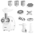 М'ясорубка електрична для дому з насадками ZELMER ZMM4045B біла