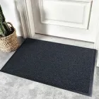 Брудозахисний придверний вхідний килимок в коридор килимки у прихожу Vebe Lisa 0051 60x90 см коврики на гумовій основі коврик під вхідні двері чорний