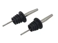 Пробка гейзер з дозатором для винної пляшки Корок для вина і шампанського багаторазова нержавіюча сталь набір 2 шт 19224