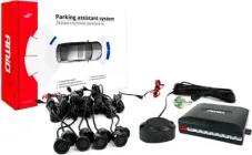 Система паркування Amio 8 датчиків Чорний GOLD 18 мм (01604) (016046)