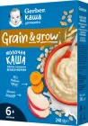 Дитяча молочна каша Gerber Вівсяно-пшенична Яблуко-Морква для дітей із 6 місяців 240 г (7613287944528)