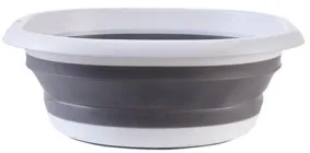 Миска складна МВМ MY HOME KP-76 L Біло-сіра 10 л (KP-76 L WHITE/GRAY)