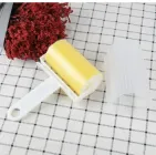 Силіконовий липкий ролик валик для чищення одягу Roller Brush Yellow