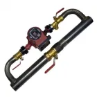 Довгий байпас 50 (2") STA в комплекті з краном для опалення 330 мм + насос