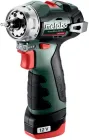 Акумуляторний безщітковий дриль-шуруповерт Metabo PowerMaxx BS BL Q 12V 2x2Ah Li-Power ЗП LC 24 Пластиковий кофр (601749500)