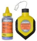 Шнур малярський розміточний відбивочний 30м з фарбою 115г гумований корпус Favorit 04-334