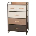 Комод побутовий LUMINARIA HOME MIX 5B (органайзер для зберігання речей та одягу)