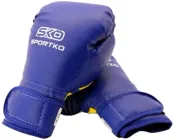 Боксерські рукавички Sportko Дитячі 6 OZ 6-8 років Сині (SP-7176OZPD2)