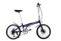 Велосипед складаний Make Bike 20" алюмінієва рама 17" Синій (MB2017B)
